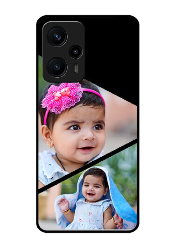 Poco F5 Custom Glass Phone Case - Semi Cut Design