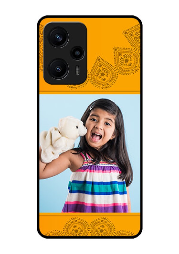 Poco F5 Personalized Glass Phone Case - Photo Wedding Design