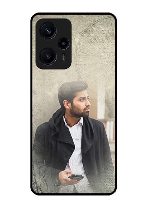Poco F5 Custom Glass Phone Case - with vintage design