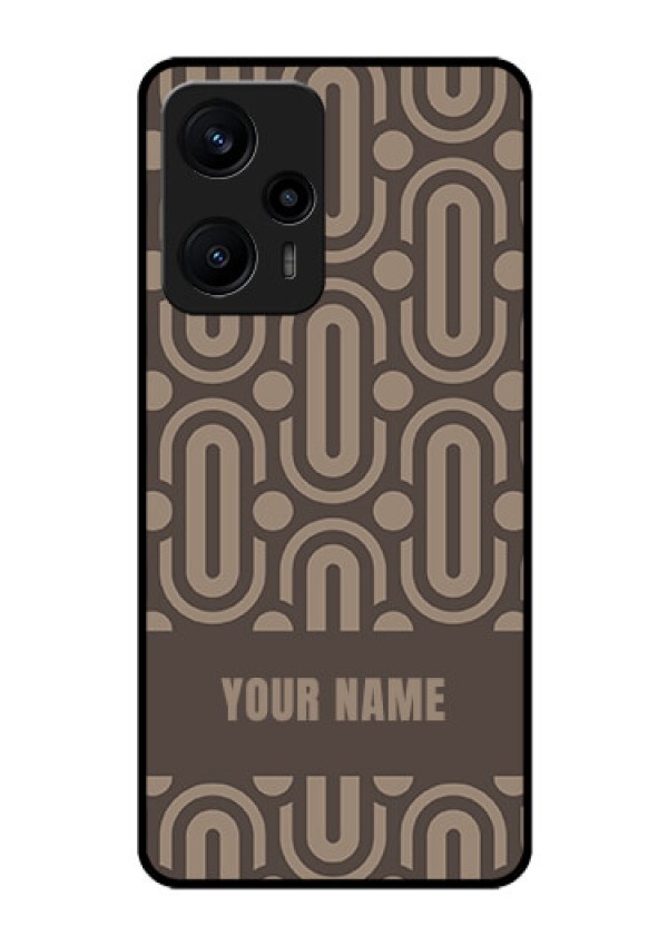 Poco F5 Custom Glass Phone Case - Captivating Zero Pattern Design