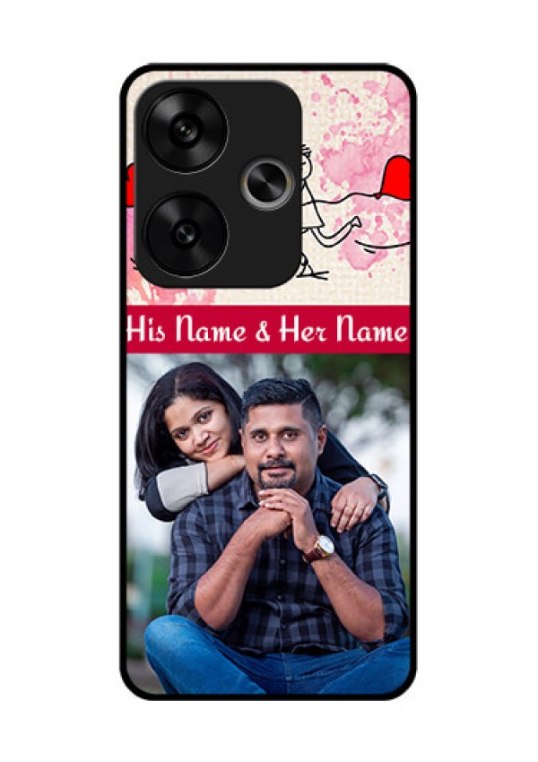 Poco F6 5G Custom Glass Phone CaseYou And Me Case Design