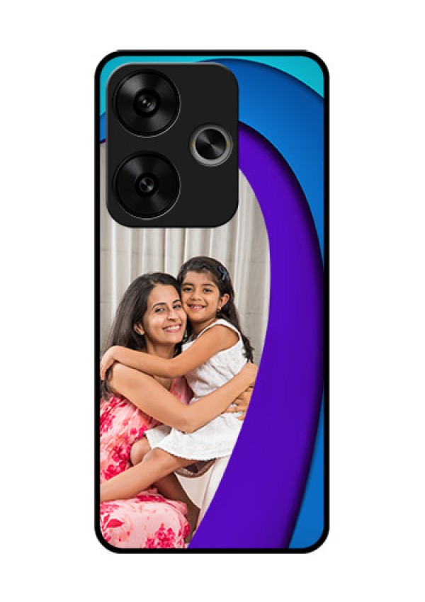 Poco F6 5G Custom Glass Phone CaseSimple Pattern Design