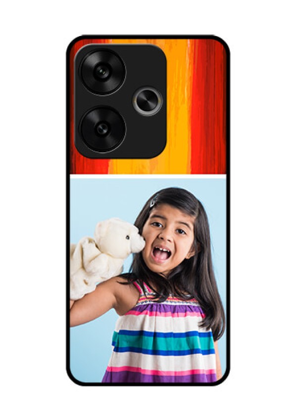 Poco F6 5G Custom Glass Phone CaseMulti Color Design