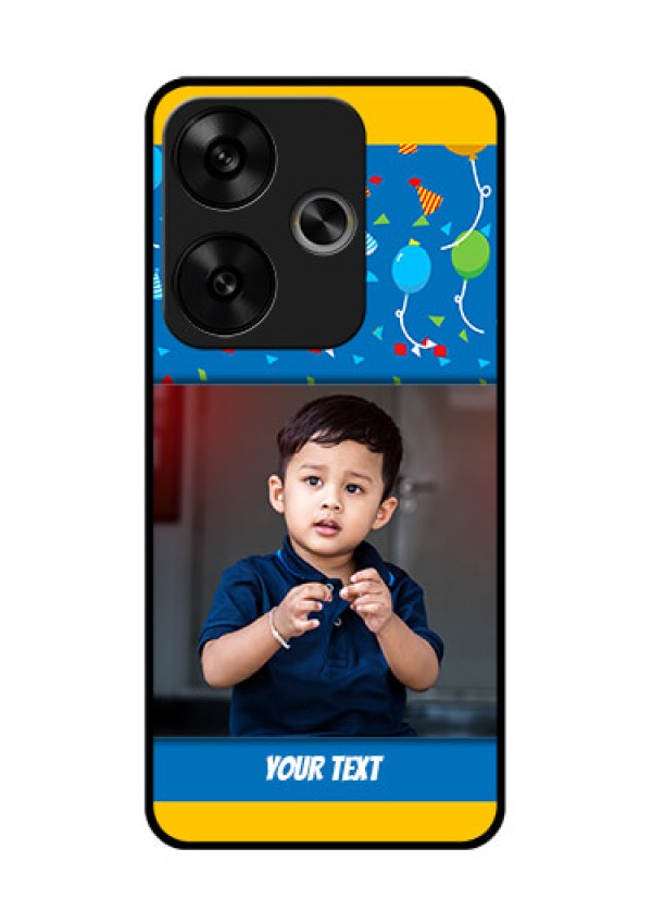 Poco F6 5G Custom Glass Phone CaseBirthday Wishes Design