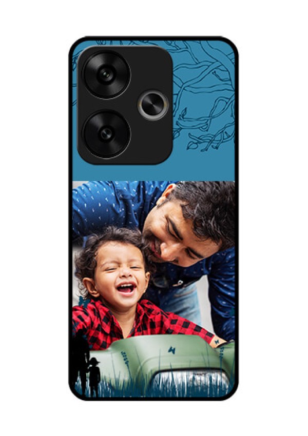 Poco F6 5G Custom Glass Phone CaseBest Dad Design