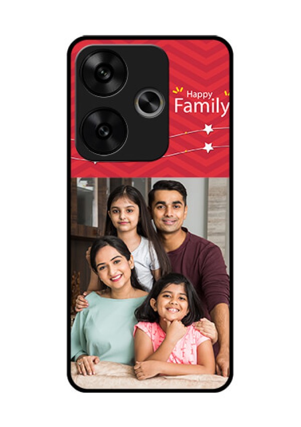 Poco F6 5G Custom Glass Phone CaseHappy Family Design