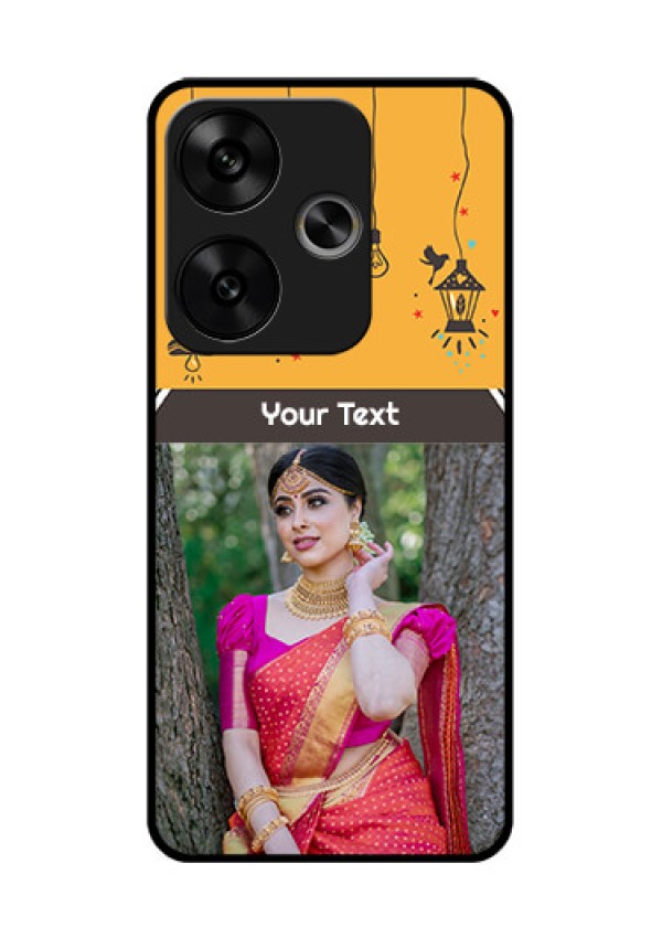 Poco F6 5G Custom Glass Phone CaseWith Family Picture And Icons