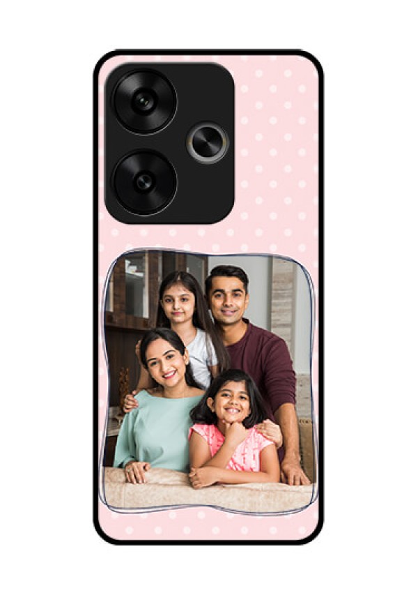 Poco F6 5G Custom Glass Phone CaseFamily With Dots Design