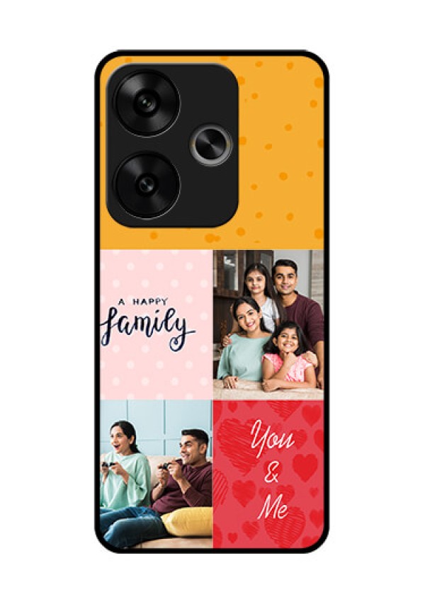 Poco F6 5G Custom Glass Phone CaseImages With Quotes Design