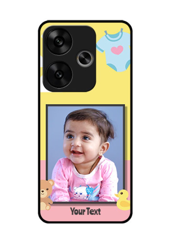 Poco F6 5G Custom Glass Phone CaseKids 2 Color Design