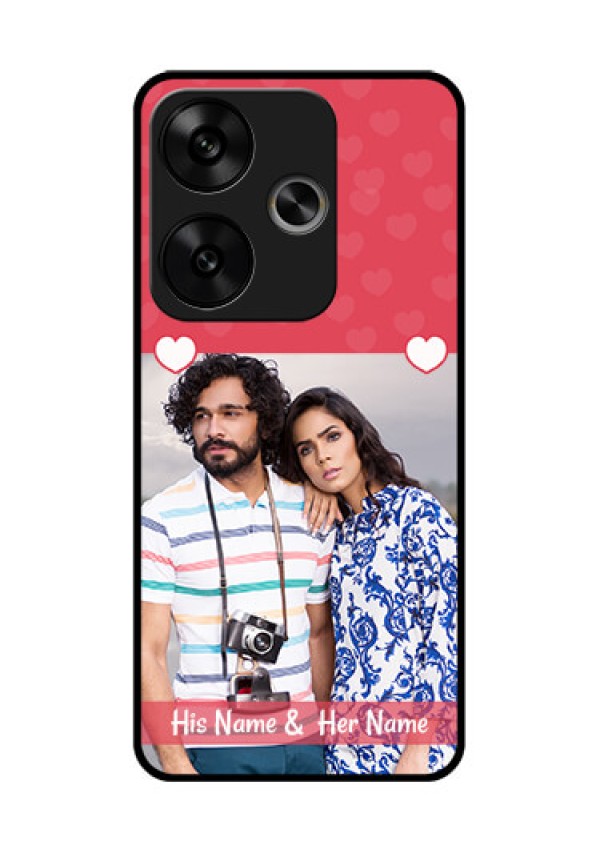 Poco F6 5G Custom Glass Phone CaseSimple Love Design