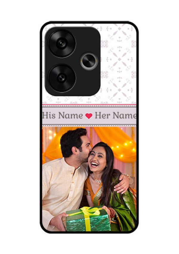 Poco F6 5G Custom Glass Phone CaseWith Photo And Ethnic Design