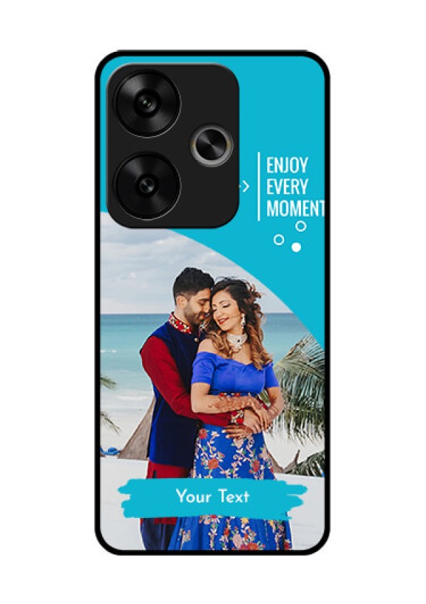 Poco F6 5G Custom Glass Phone CaseHappy Moment Design