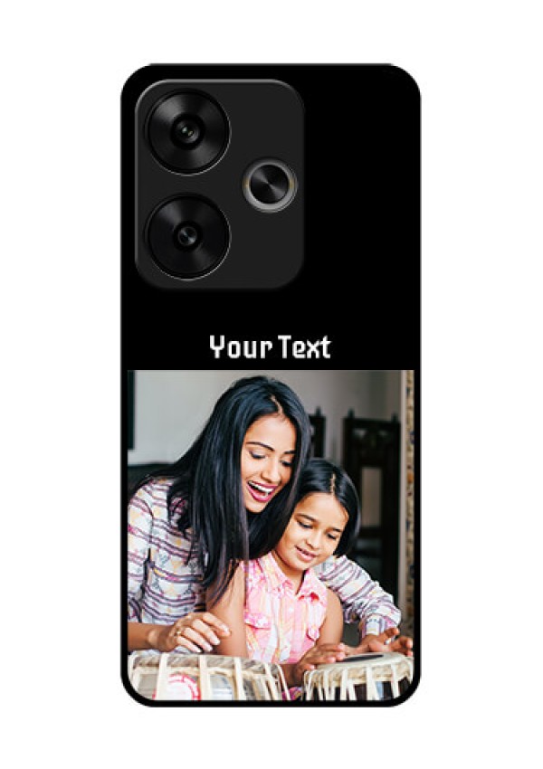 Poco F6 5G Custom Glass Phone CasePhoto With Name Design