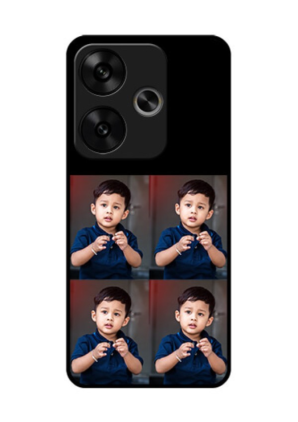 Poco F6 5G Custom Glass Phone Case4 Image Holder Design