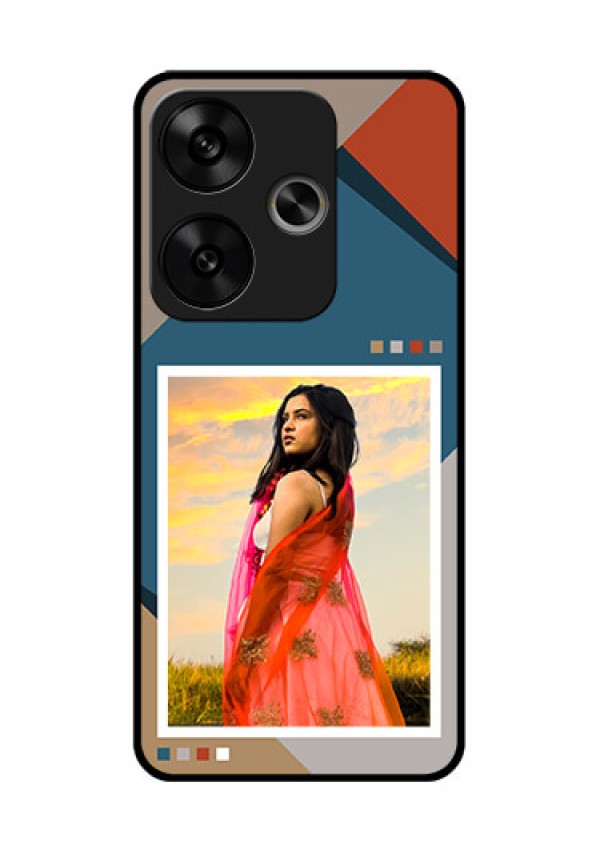 Poco F6 5G Custom Glass Phone CaseRetro Color Pallet Design