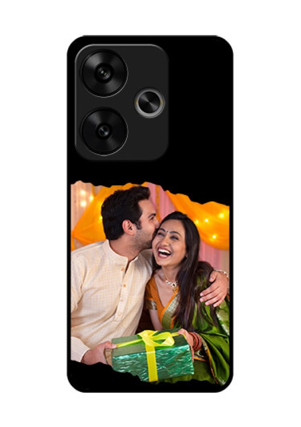 Poco F6 5G Custom Glass Phone CaseTear - Off Design