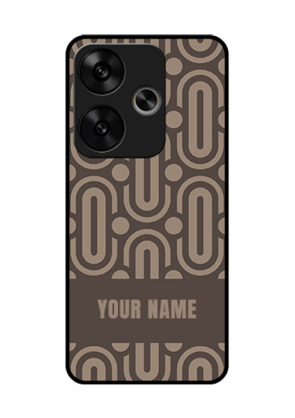 Poco F6 5G Custom Glass Phone CaseCaptivating Zero Pattern Design