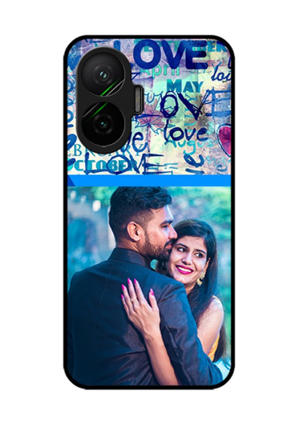 Poco F7 5G Custom Glass Phone Case - Colorful Love Design