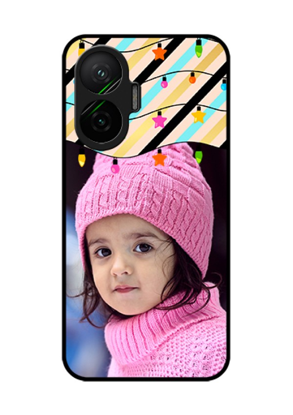 Poco F7 5G Custom Glass Phone Case - Lights Hanging Design
