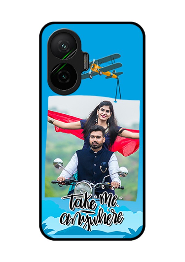 Poco F7 5G Custom Glass Phone Case - Traveller Design