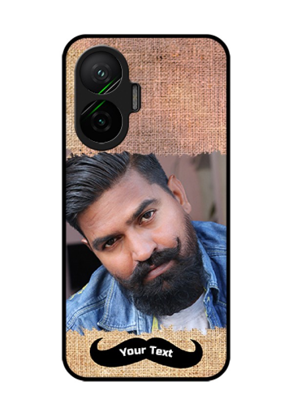 Poco F7 5G Custom Glass Phone Case - With Texture Design