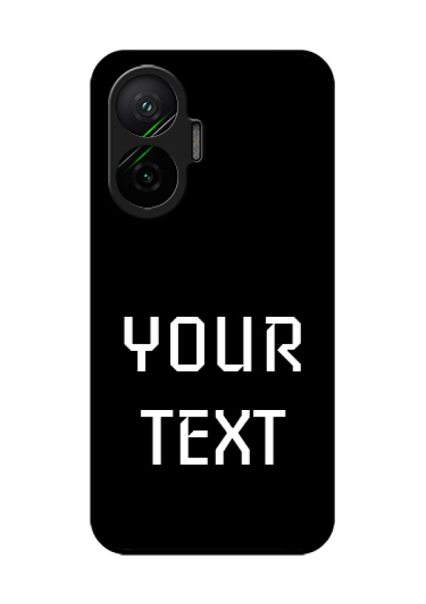 Poco F7 5G Custom Glass Phone Case - Your Name Design