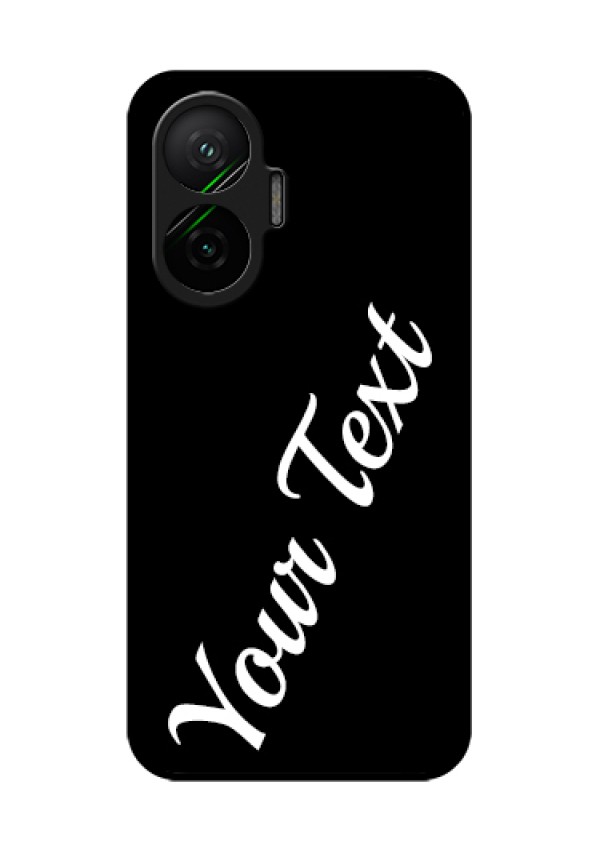 Poco F7 5G Custom Glass Phone Case - With Your Name Design