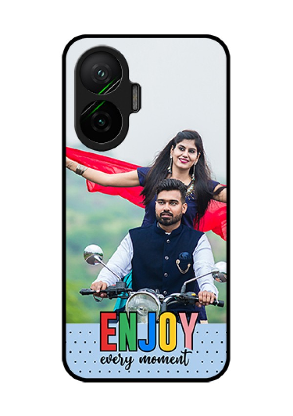 Poco F7 5G Custom Glass Phone Case - Enjoy Every Moment Design