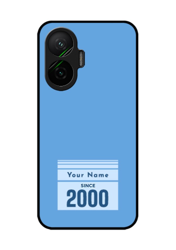 Poco F7 5G Custom Glass Phone Case - Custom Year Of Birth Design