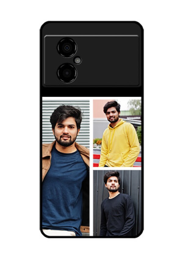 Poco M4 5G Photo Printing on Glass Case - Upload Multiple Picture Design