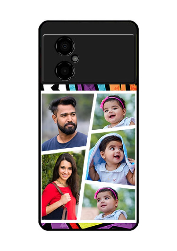 Poco M4 5G Custom Glass Phone Case - Graffiti pattern Design