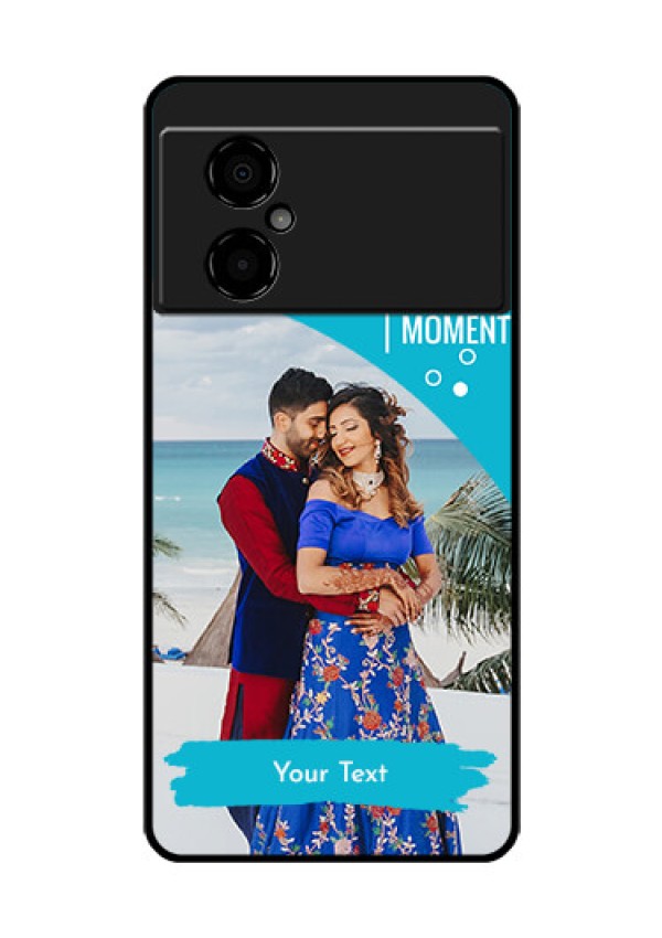 Poco M4 5G Custom Glass Mobile Case - Happy Moment Design