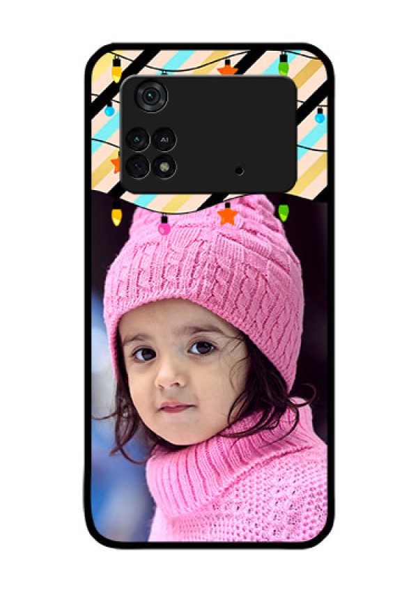 Poco M4 Pro 4G Custom Glass Mobile Case - Lights Hanging Design