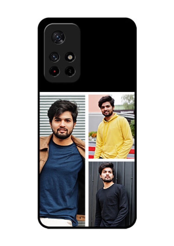 Poco M4 Pro 5G Photo Printing on Glass Case - Upload Multiple Picture Design