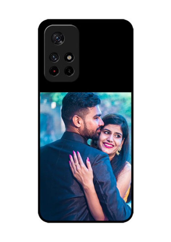 Poco M4 Pro 5G Custom Glass Phone Case - Upload Full Picture With Custom Color Design
