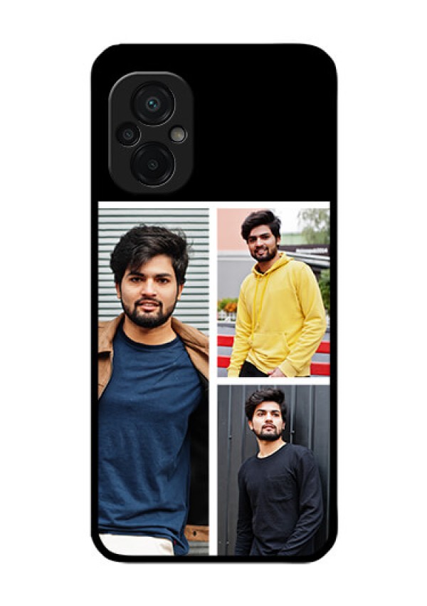 Poco M5 Photo Printing on Glass Case - Upload Multiple Picture Design