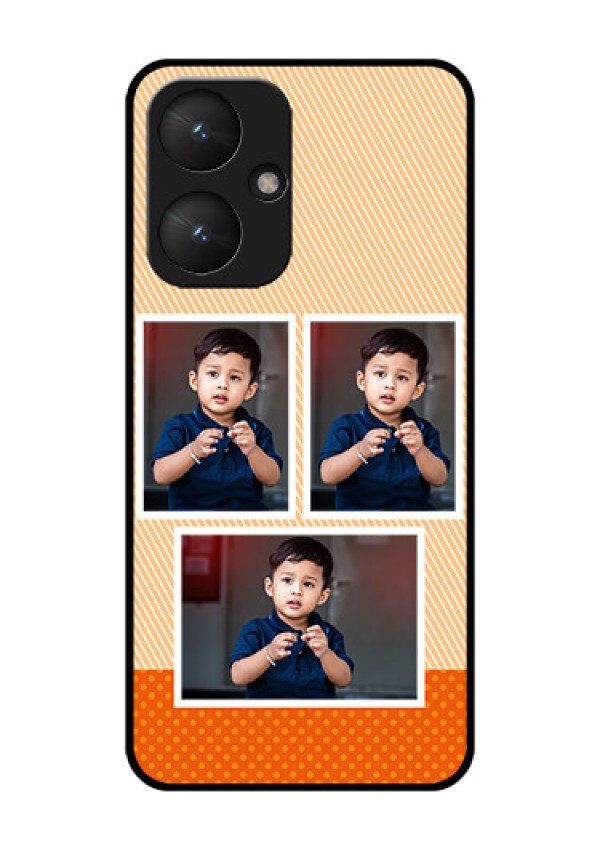 Poco M6 5G Custom Glass Phone Case - Bulk Photos Upload Design