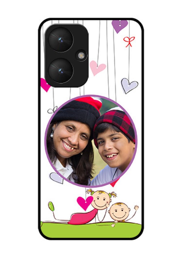 Poco M6 5G Custom Glass Phone Case - Cute Kids Phone Case Design