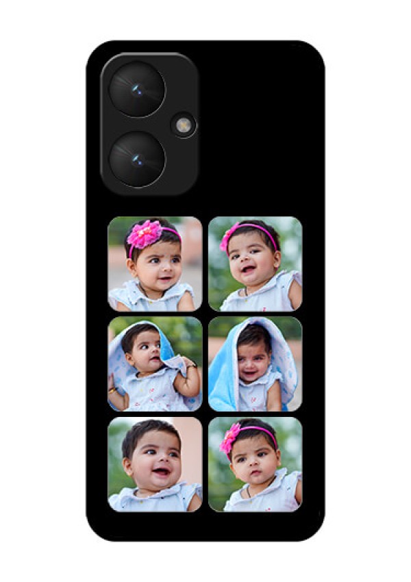 Poco M6 5G Custom Glass Phone Case - Multiple Pictures Design