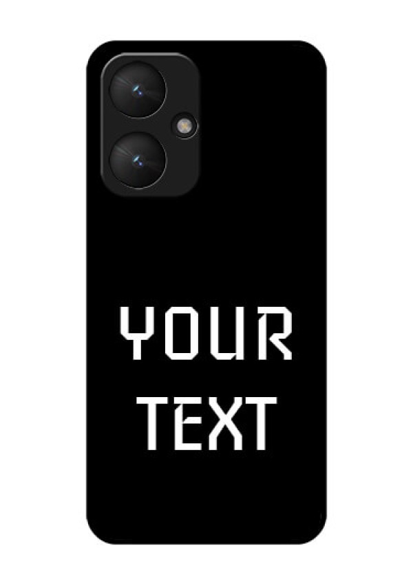 Poco M6 5G Custom Glass Phone Case - Your Name Design