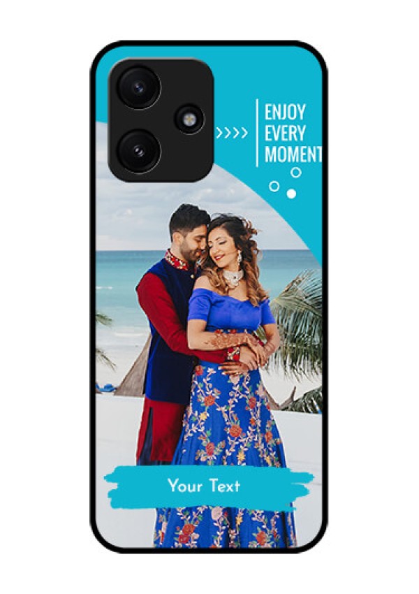 Poco M6 Pro 5G Custom Glass Mobile Case - Happy Moment Design