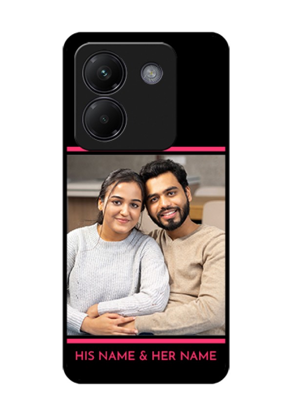 Poco M7 Pro 5G Custom Glass Phone Case - With Add Text Design