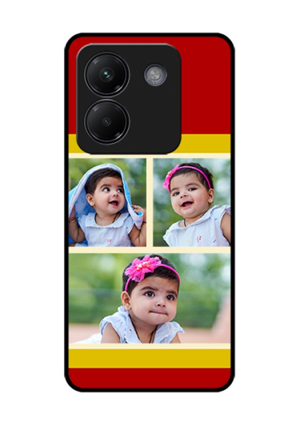 Poco M7 Pro 5G Custom Glass Phone Case - Multiple Pic Upload Design