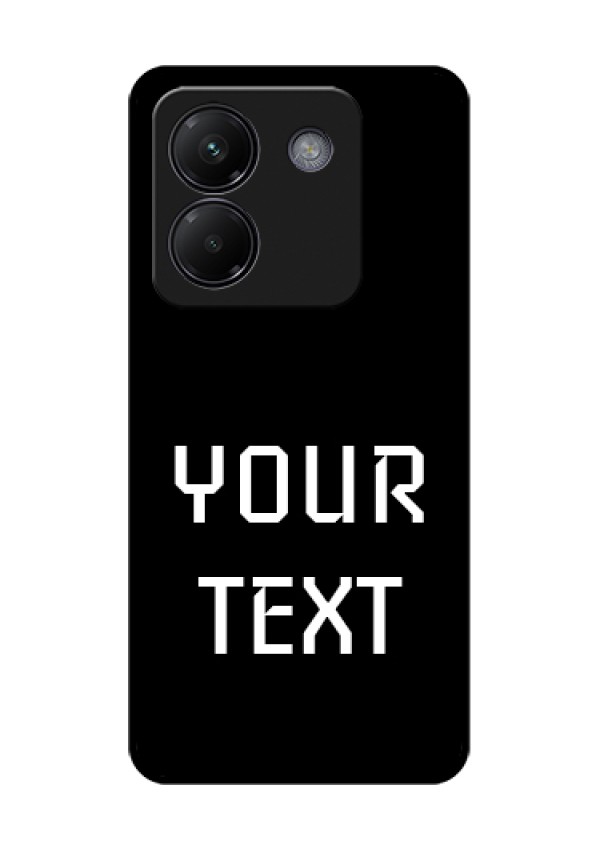Poco M7 Pro 5G Custom Glass Phone Case - Your Name Design
