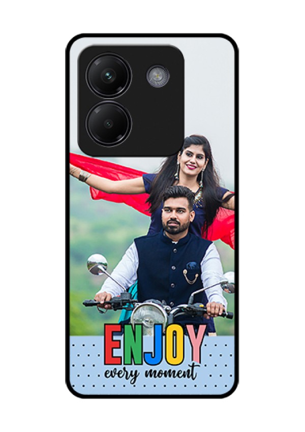 Poco M7 Pro 5G Custom Glass Phone Case - Enjoy Every Moment Design