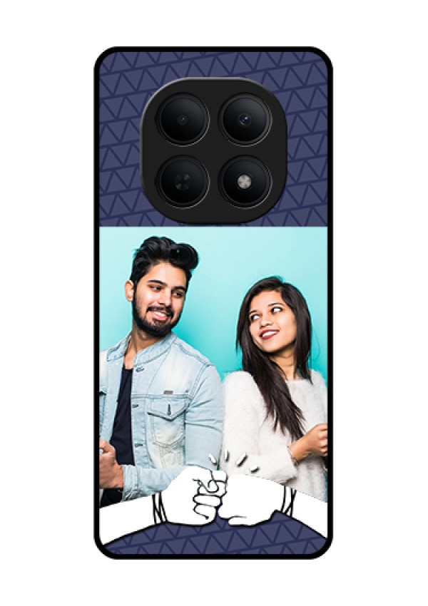 Poco M8 5G Custom Glass Phone Case - With Best Friends Design