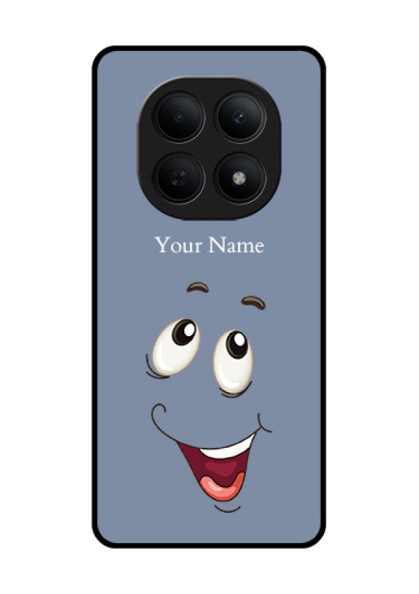 Poco M8 5G Custom Glass Phone Case - Laughing Cartoon Face Design