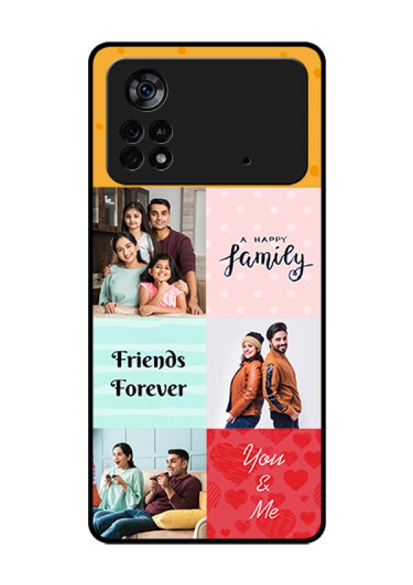 Poco X4 Pro 5G Personalized Glass Phone Case - Images with Quotes Design