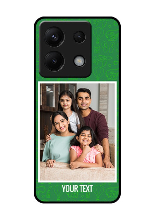 Poco X6 5G Custom Glass Phone Case - Picture Upload Design